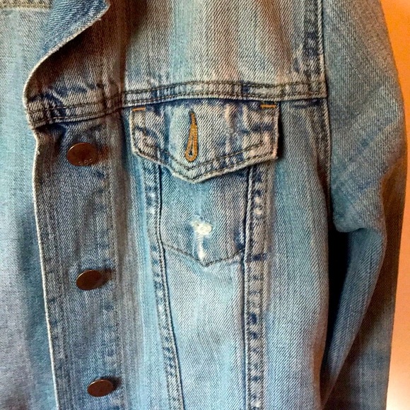 Gap 1969 Vintage Look Denim Blue Jean Jacket XS - Picture 8 of 15